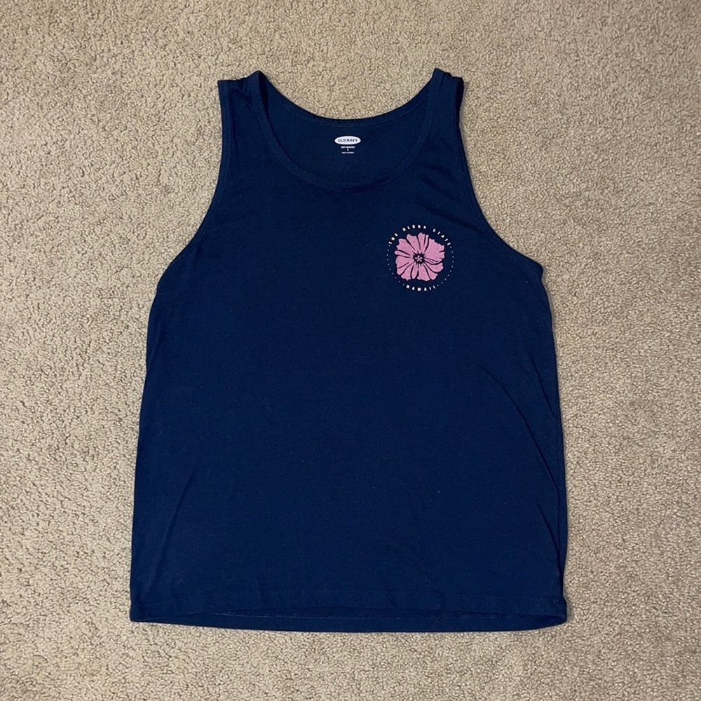 Large Dark Blue Old Navy tank top